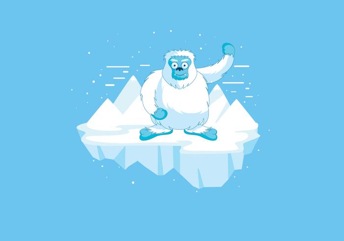 Yeti Cute Vector Yeti Cute Vector