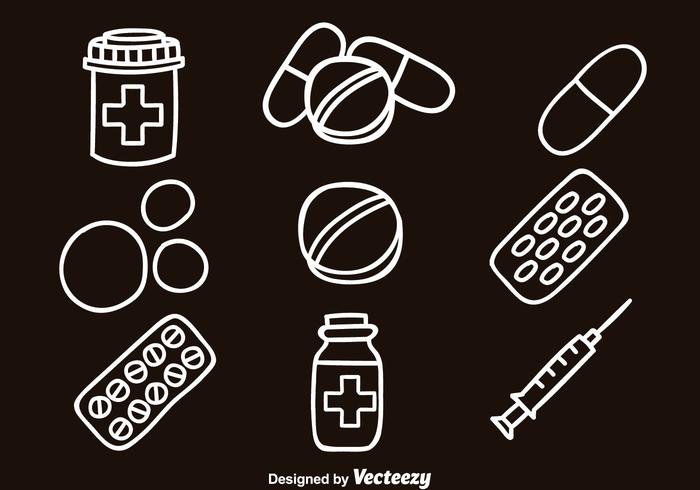 Medicie Hand Draw Icons Medicie Hand Draw Icons