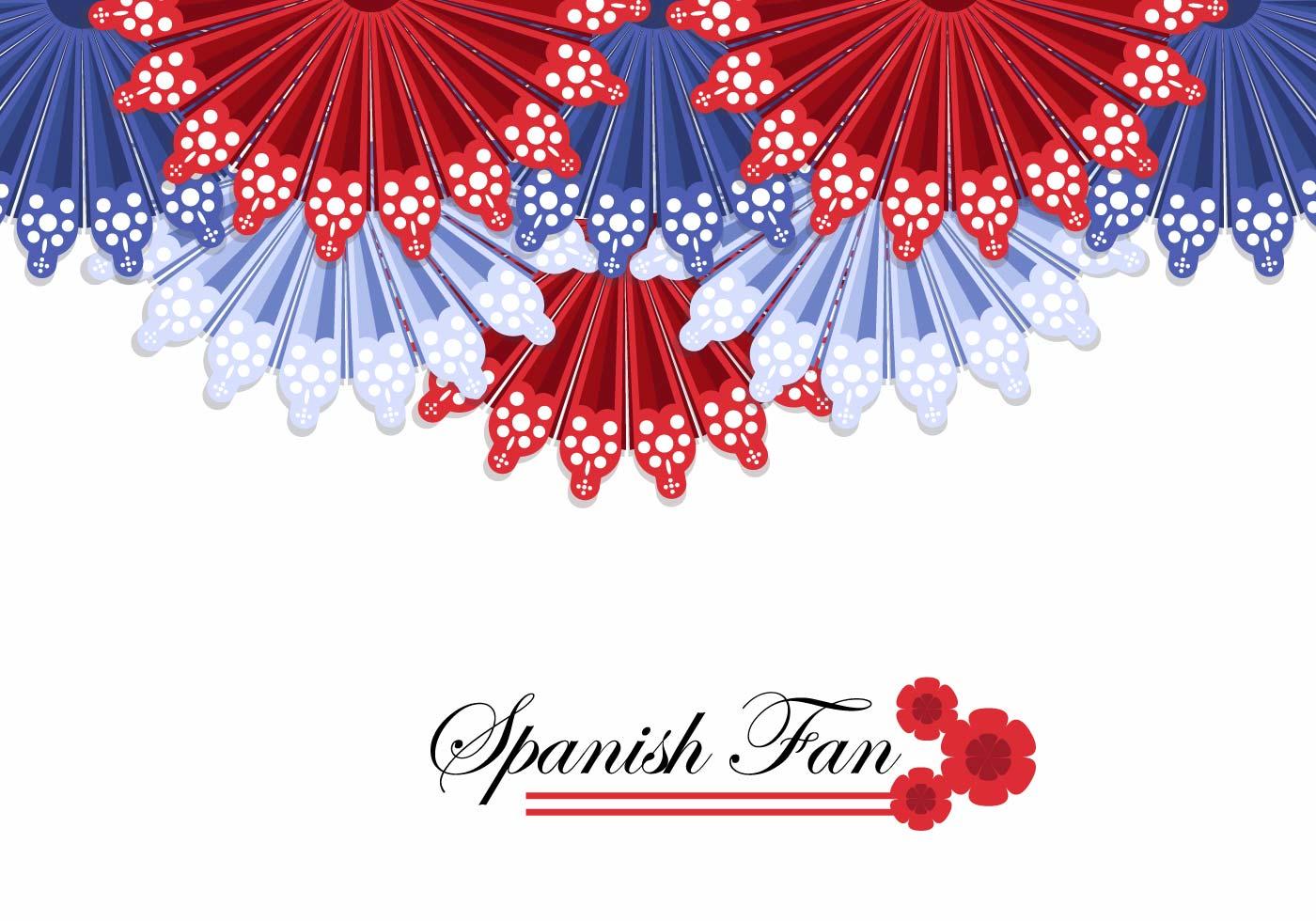 Spanish Fan Background Vector 118274 Vector Art at Vecteezy