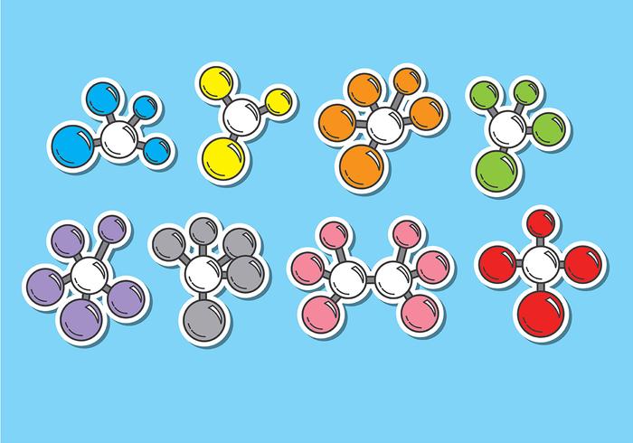 Atom Icons Vectors Atom Icons Vectors