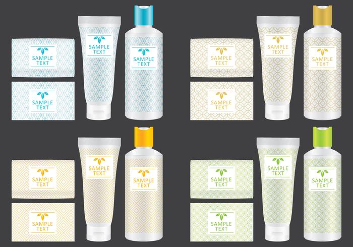 Soap And Shampoo Packaging vector