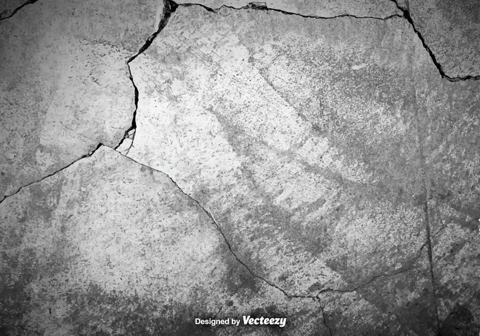 Vector Gray Cracked Concrete Texture