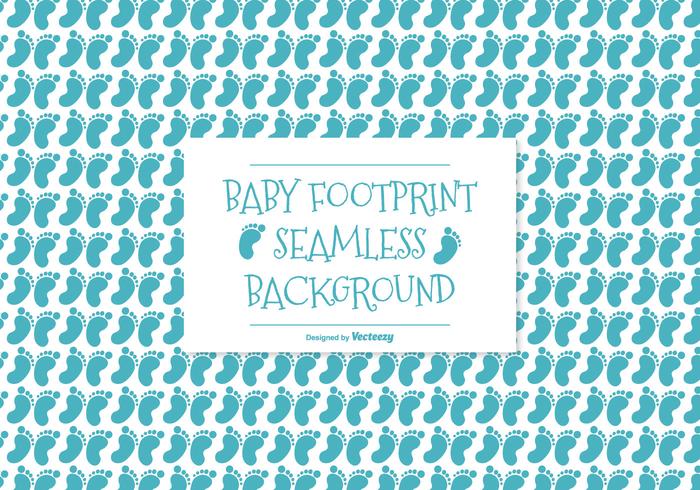 Baby Footprint Seamless Pattern Background Baby Footprint Seamless Pattern Background
