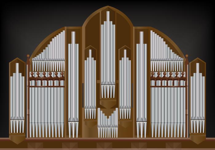 Pipe Organ Vector