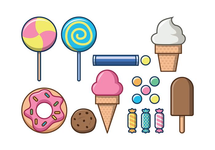 Free Sweet Foods Vector Icon Free Sweet Foods Vector Icon