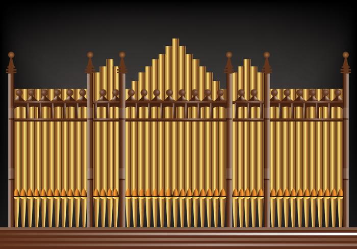 Pipe Organ Vector