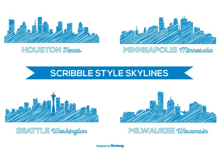 Scribble Style City Skylines Scribble Style City Skylines