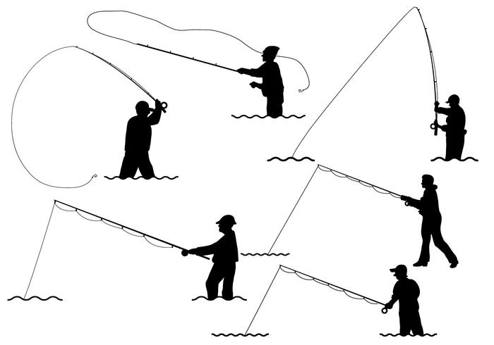 Fly Fishing Vector