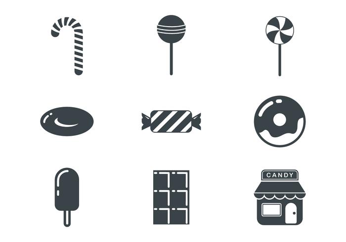 Free Candy Shop Icons Vector Free Candy Shop Icons Vector