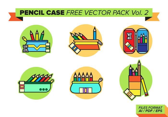Pencil Case Free Vector Pack Vol. 2 Pencil Case Free Vector Pack Vol. 2
