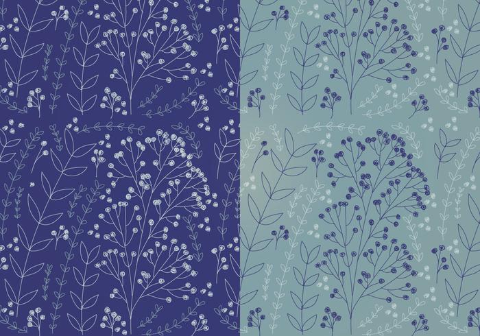 Vector Boho Floral Patterns