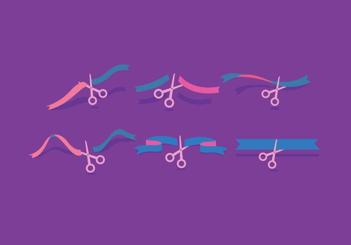 Ribbon Cutting Vector