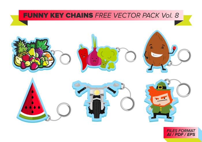 Funny Key Chains Free Vector Pack Vol. 8 Funny Key Chains Free Vector Pack Vol. 8