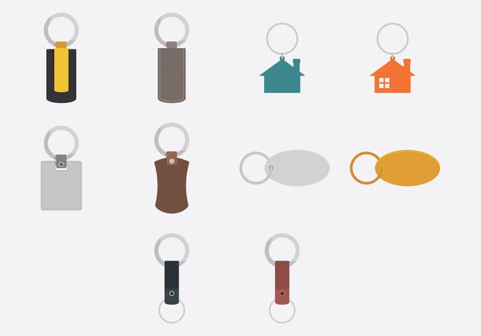 Download Key Chains Template Icon Set 118642 Vector Art at Vecteezy