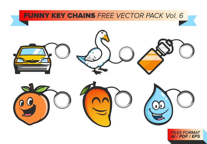 Funny Key Chains Free Vector Pack Vol. 6 Funny Key Chains Free Vector Pack Vol. 6