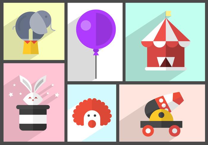 Free Circus Icons vector