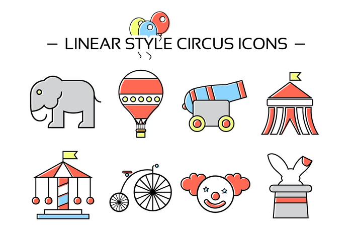 Free Circus Icons vector