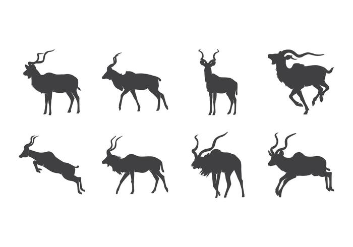 Free Kudu Silhouette Vector