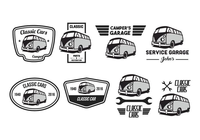 Free Classic Car Vector Pack Free Classic Car Vector Pack