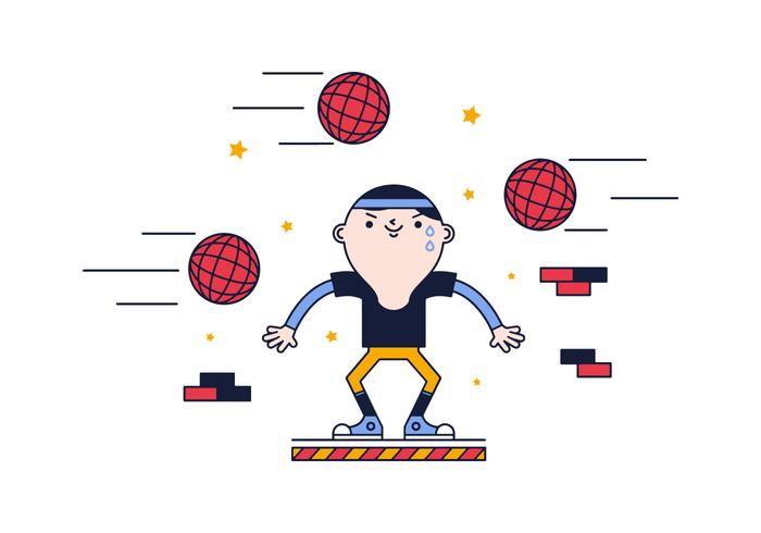 Free Dodge Ball Vector