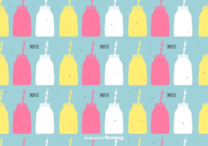 Smoothie Pattern Background vector