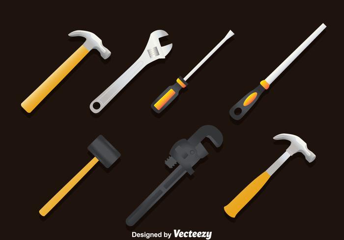 Work Tools Vector Set