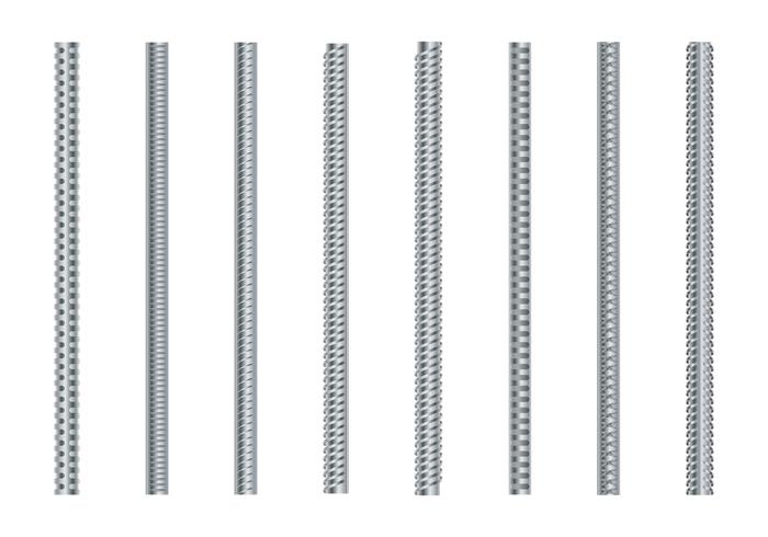 Rebars Vector Set