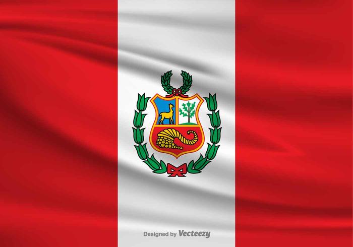 Vector Bandera de Perú