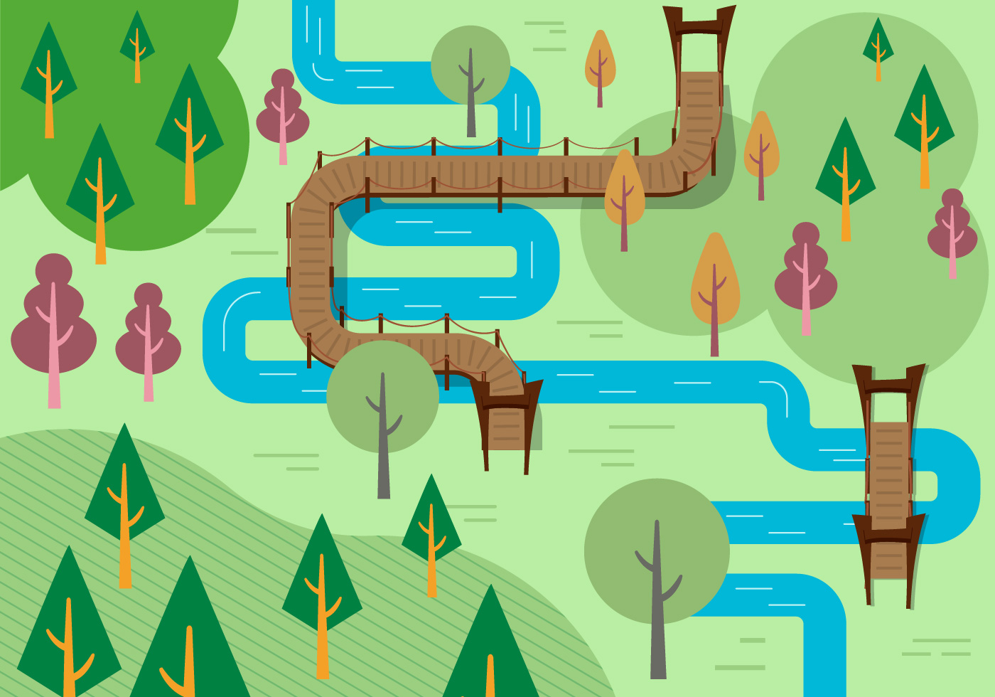 Download Free River Vector Illustration - Download Free Vectors, Clipart Graphics & Vector Art