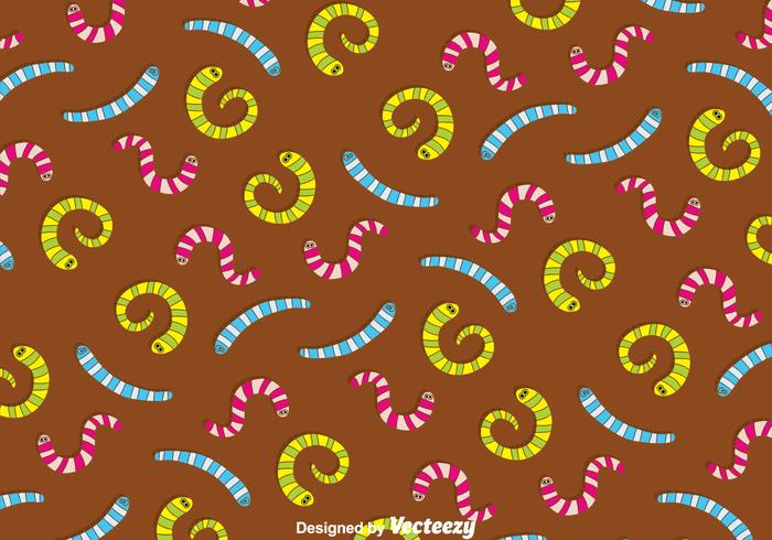 Earthworm Background vector