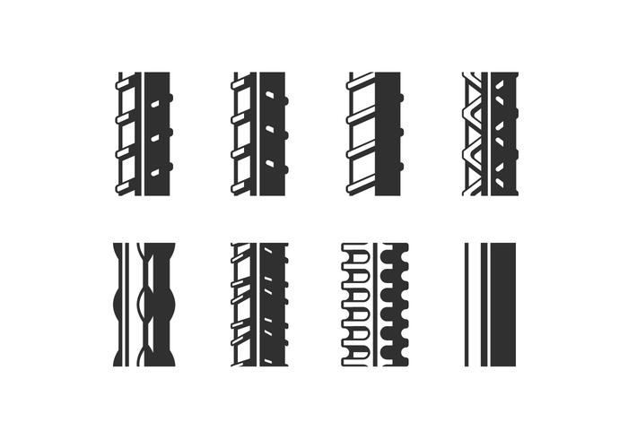 Vectores de corrugado