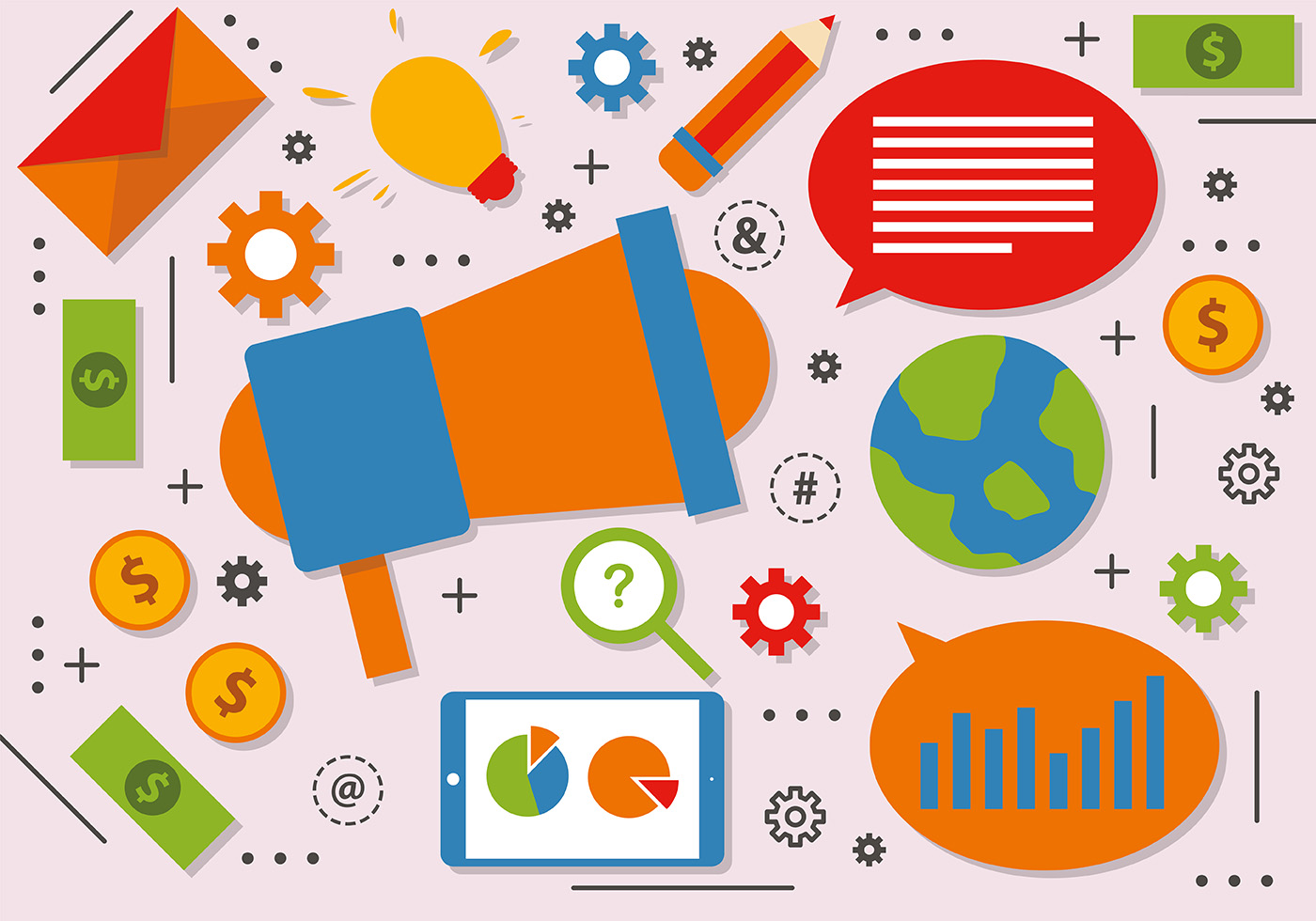 Free Digital Marketing Vector Design 119002 Vector Art at Vecteezy