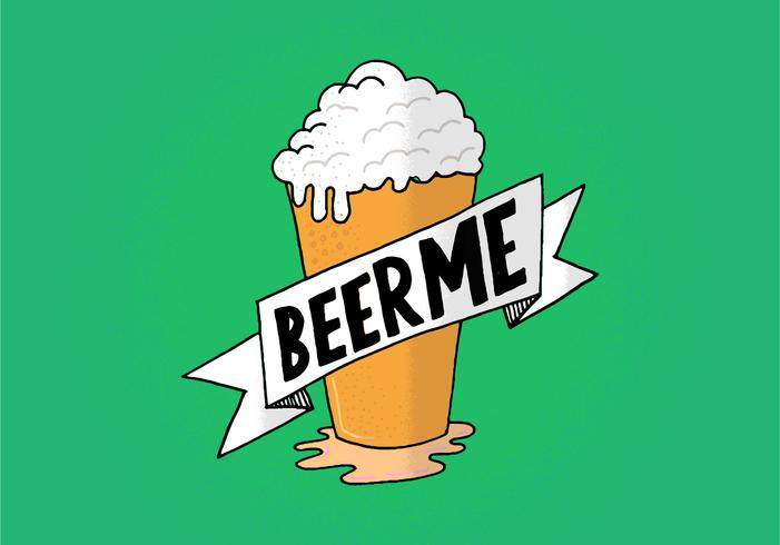 Pint of Beer  banner vector