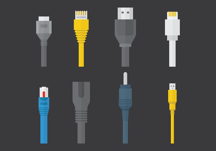 Libre Rj45 Iconos Vector