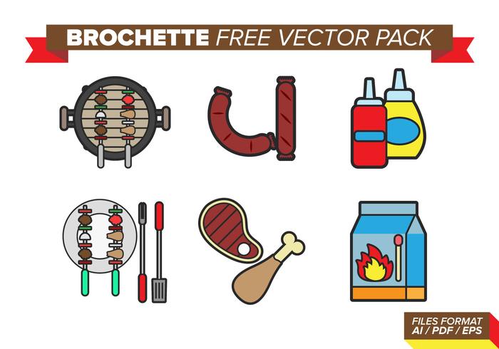 Brochette Free Vector Pack Brochette Free Vector Pack