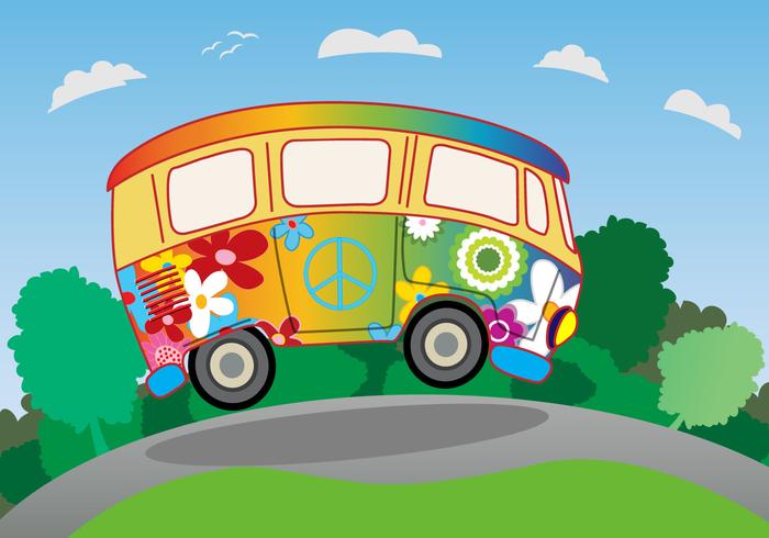 Hippie Bus Summer vacation Hippie Bus Summer vacation