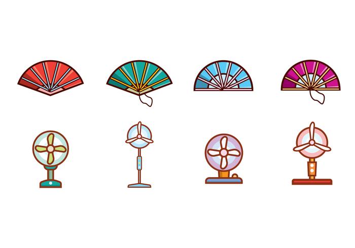 Free Spanish Fans & Electric Fans vector Free Spanish Fans & Electric Fans vector