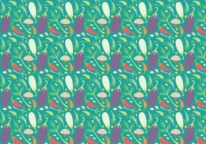 Free Pattern Vegetables Vector