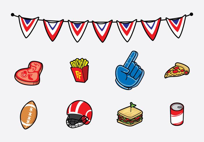 Free Tailgate Feast Icon Vector