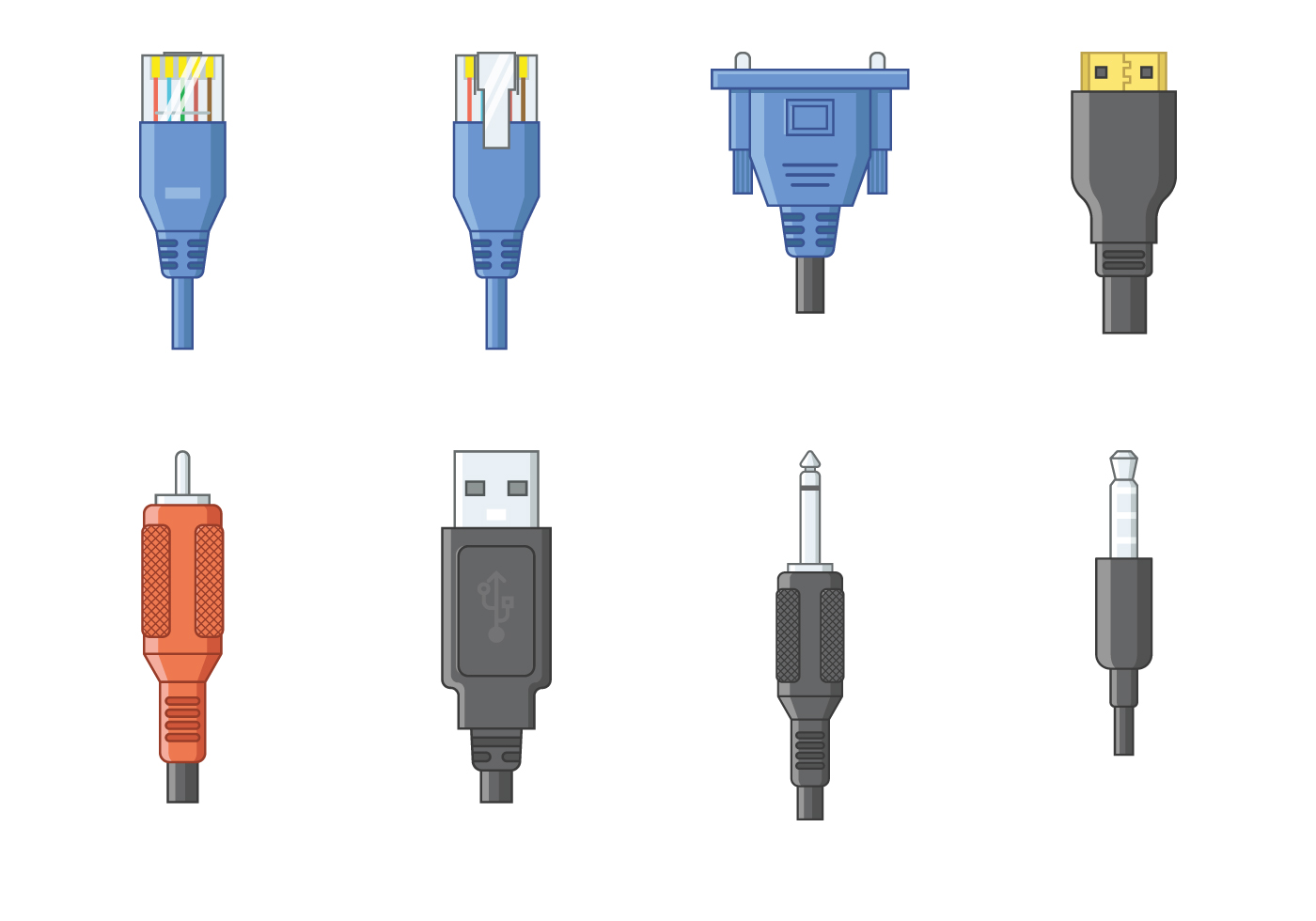Free Cable And Connector Vector 119304 Vector Art at Vecteezy