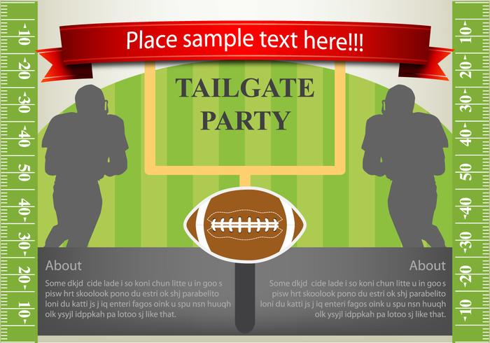 Vector Flyer Design Tailgating Vector Flyer Design Tailgating