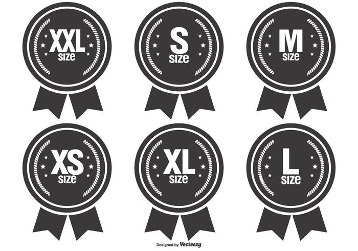 Size Vector Badges Size Vector Badges