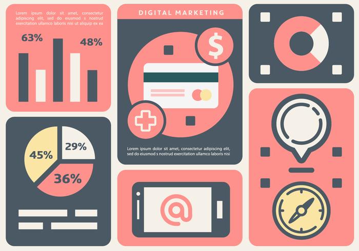 Free Flat Digital Marketing Vector Illustration 119365 Vector Art at