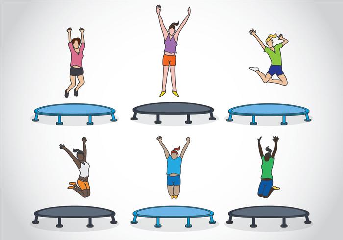 Trampoline Vector