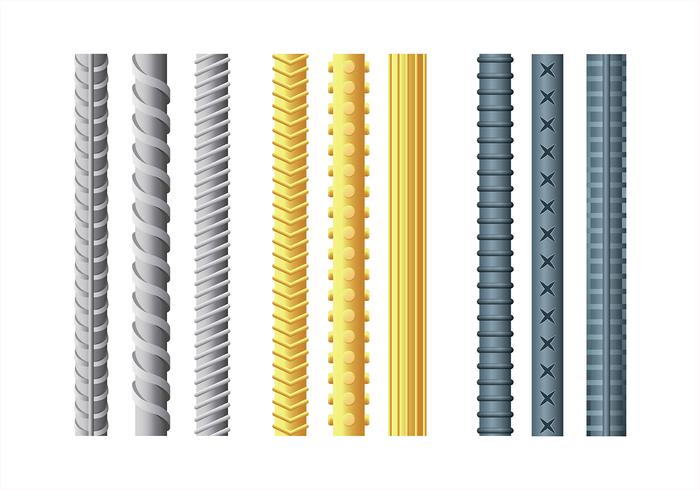 Rebar Icons Vectors Rebar Icons Vectors