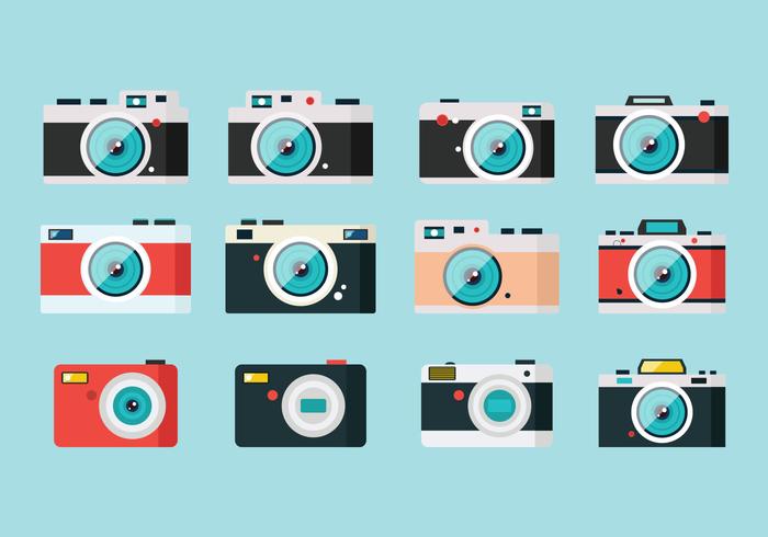 Graphic Set Camera vector