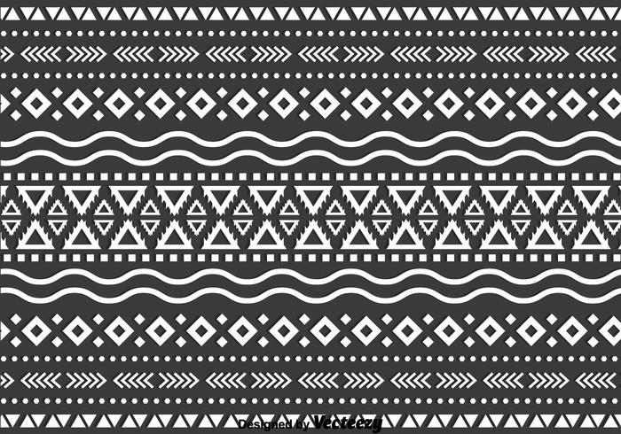 Monochromatic Ethnic Background vector