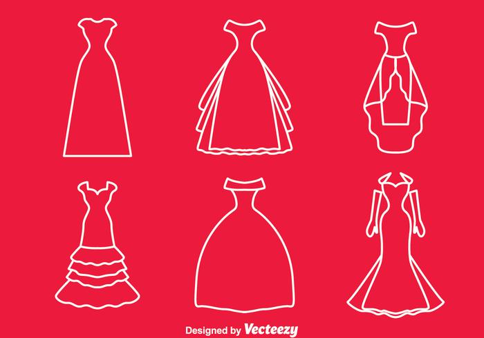 Bridesmaid Line Vector