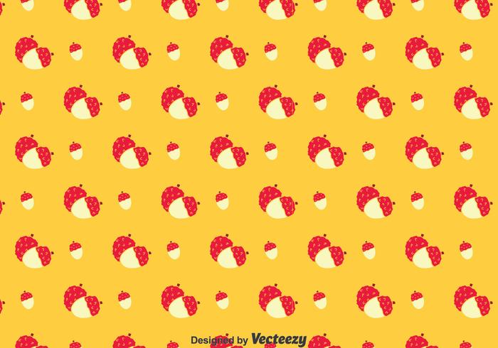 Lychee Orange Pattern vector
