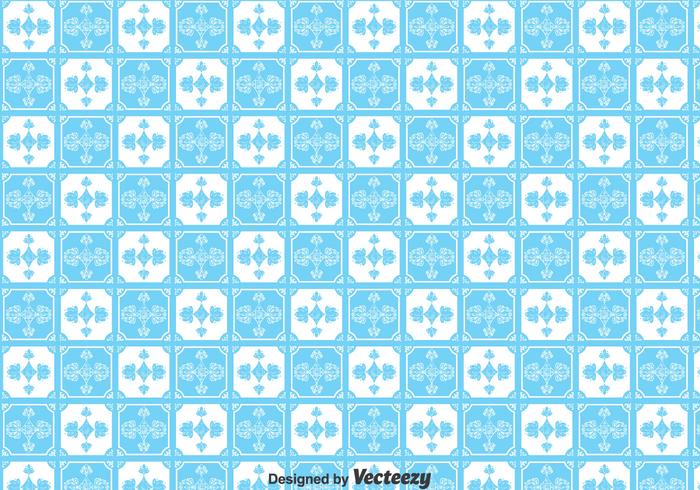 Talavera Tiles Seamless Pattern vector